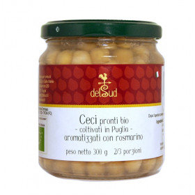 Ceci bianchi Bio in scatola al rosmarino 314gr